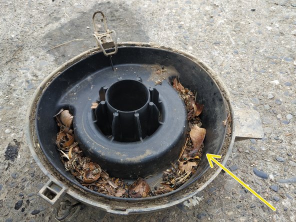 nettoyer la partie inférieure