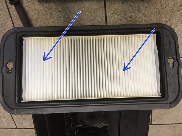 Installer le nouveau filtre