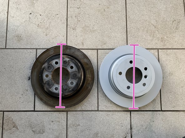 Vérifier que les nouveaux disques correspondent