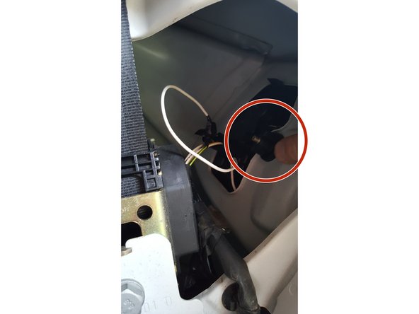 Visser l'ecrou plastique noir