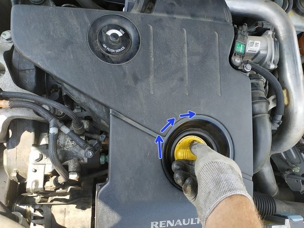 verrouiller le bouchon d'huile