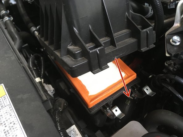 Fermé la boite à air