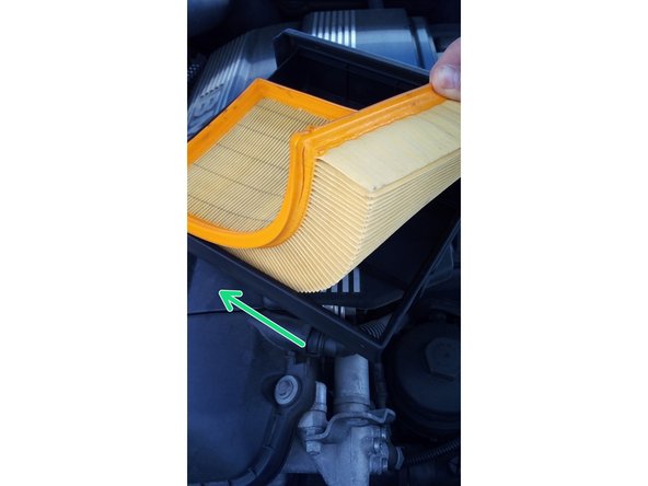 Retirer l'ancien filtre