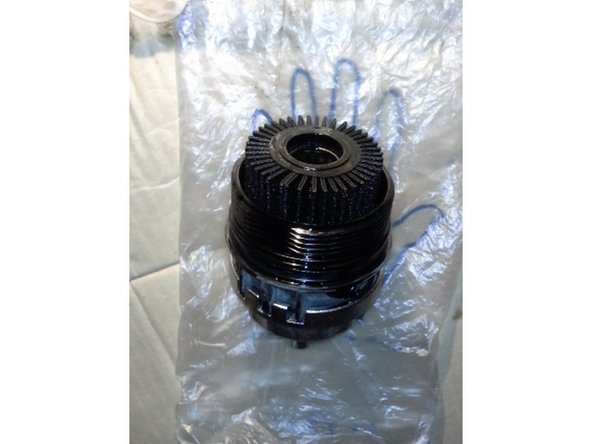 Séparer le filtre usagé de son support, en tirant.