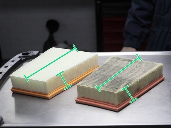Comparer les dimensions l'ancien filtre avec le nouveau