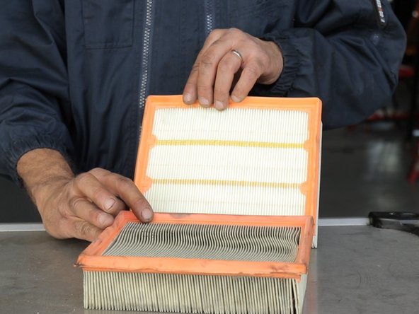 Comparer les dimensions entre l'ancien et le nouveau filtre à air