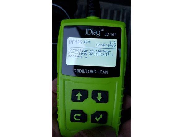 Résultat : P0135 et P0141