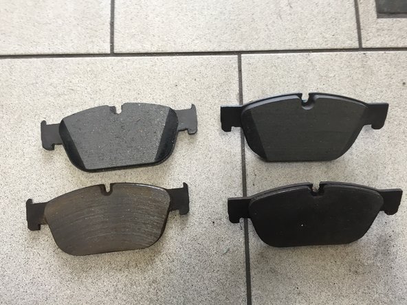 
Check that the new pads match the old ones
