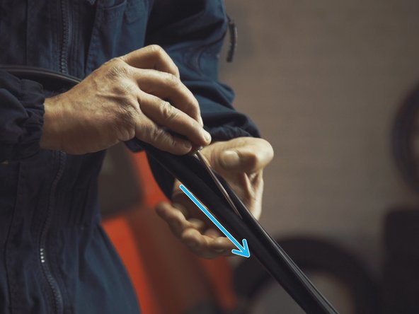 
Vacuum or manually remove debris from the door, pockets and vehicle
