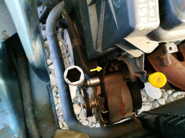 
and the top screw using the 16mm key
