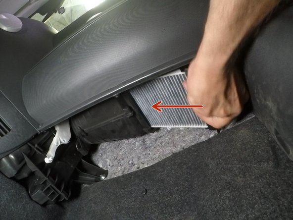 Reposez le nouveau filtre dans son emplacement