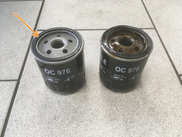 Comparer les deux filtre à huile