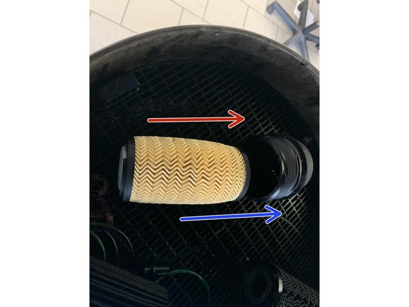 Remplacer le joint du filtre à huile