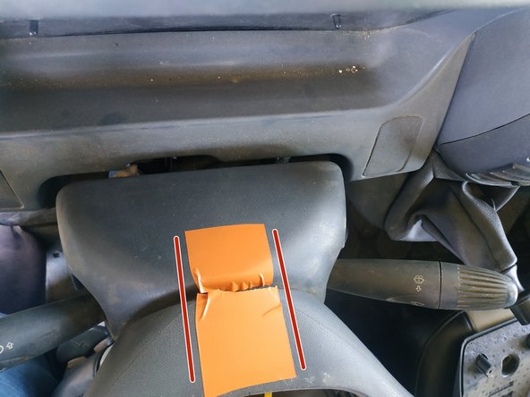 poser le volant en alignant les repères