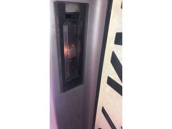 Puis poussez ( fleche orange )