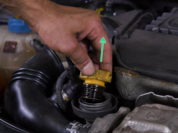 Dévisser et retirer le bouchon de remplissage d'huile