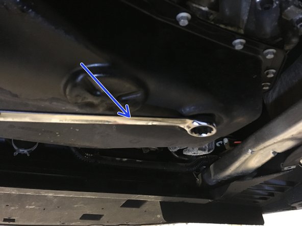 
Tighten it using the 21 flat wrench
