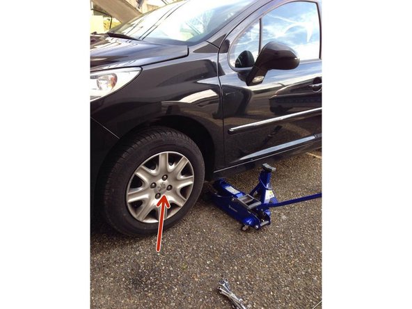 
Put your hubcap back on by clipping it, in pressing hard on it.
