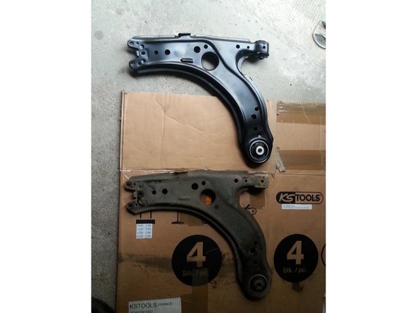 Comparez l'ancien et le nouveau triangle de suspension