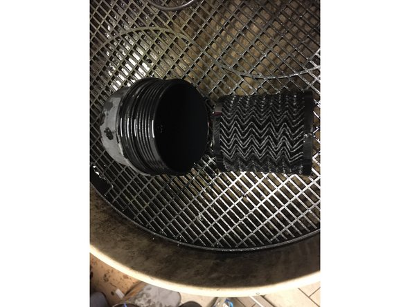 Retirer l'ancien filtre