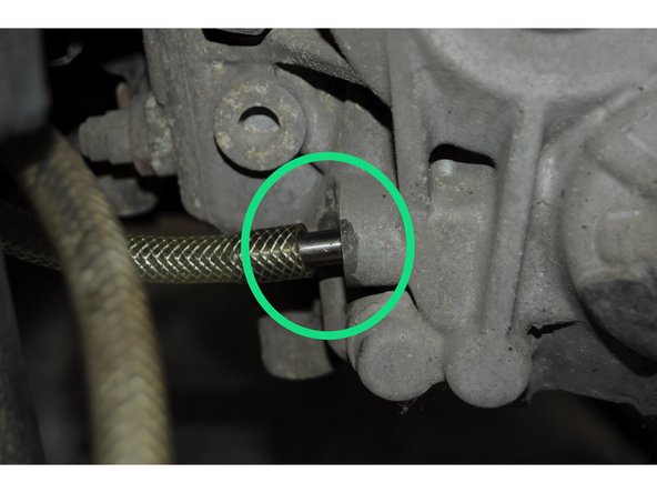 Placer le tube métallique (canule) dans l'orifice