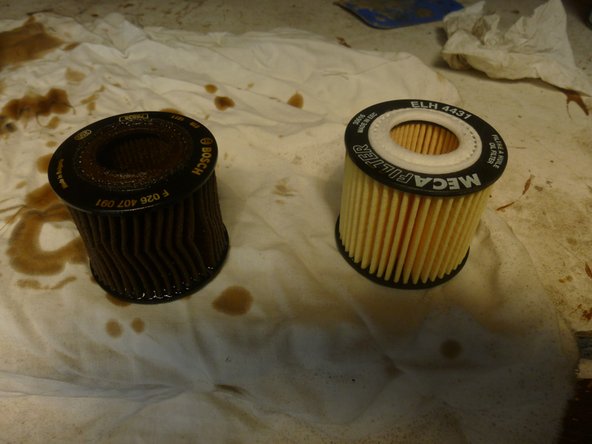 Comparer les 2 filtres,inutile de vous dire lequel est l'ancien.