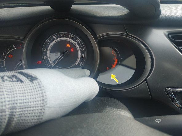 mettre le contact et attendre la fin du compte à rebours