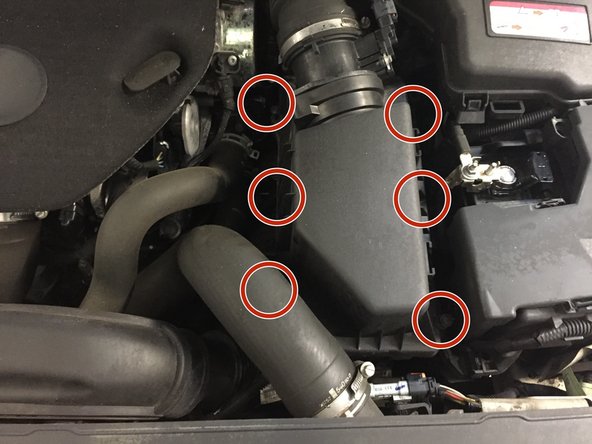 Dévider les 6 vis de Torx T25