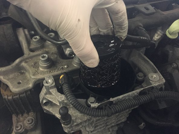 Retirer l'ancien filtre