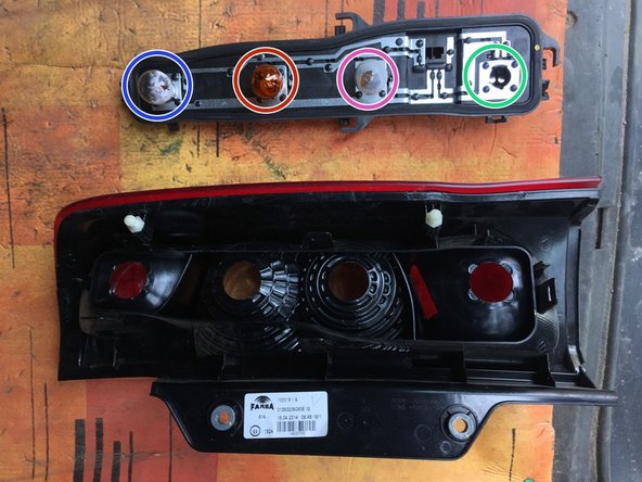 Indicateurs de direction Type b, py21w - 21w ambre