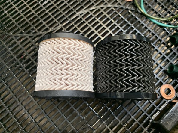 Vérifier la correspondance entre l'ancien et le nouveau filtre à carburant