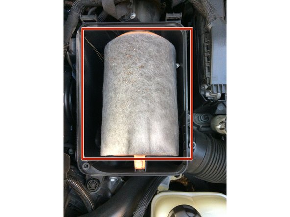 retirer l'ancien filtre et placer le neuf