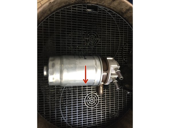 
Install the new filter
