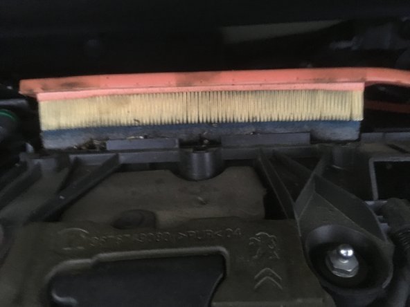 Retirer le filtre à air