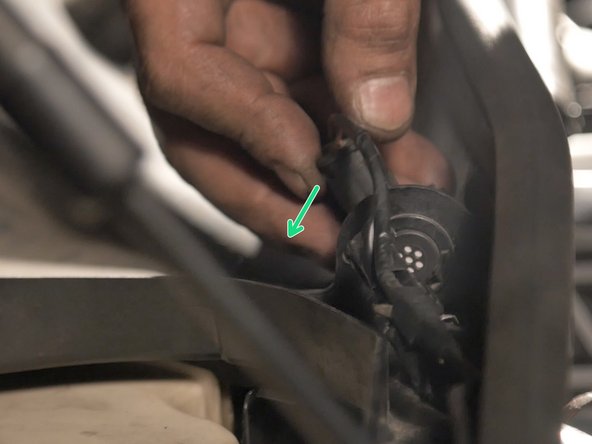 Pivoter le capteur à 90° pour le verrouiller