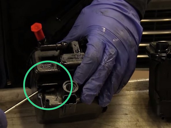 Declipser pour récupérer le réchauffeur de gasoil