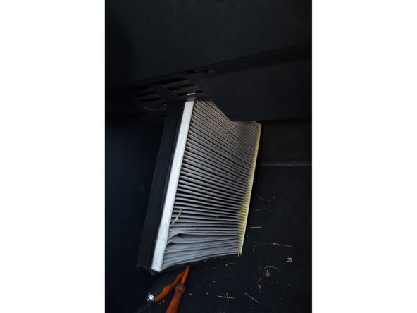 Retirez le filtre en tirant dessus.