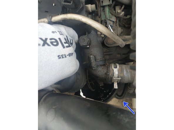 
finish unscrewing by hand and remove the filter
