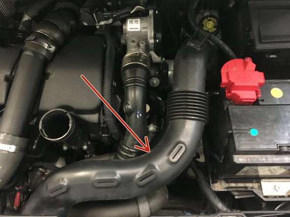 Remettre la durite d'air