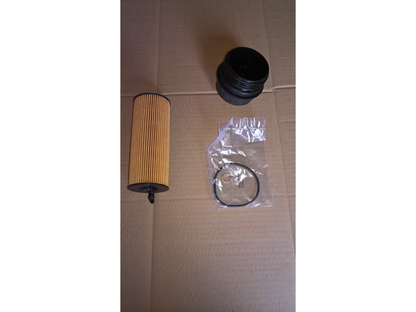 Prévoir un contenant adapté car de l'huile va couler du filtre