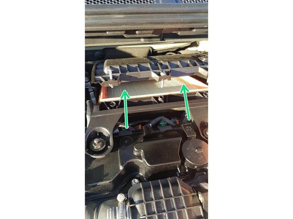 Vous avez maintenant accès à votre filtre à air.