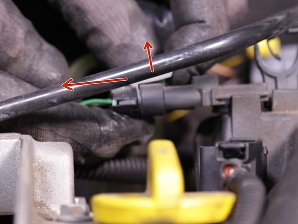 Débrancher le connecteur du capteur de pression