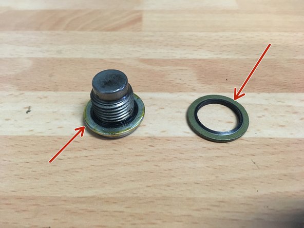 Remplacer le joint du bouchon de vidange