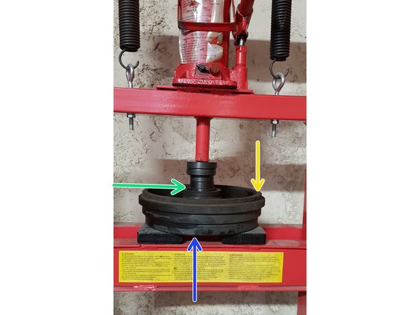 Côté intérieur du tambour
