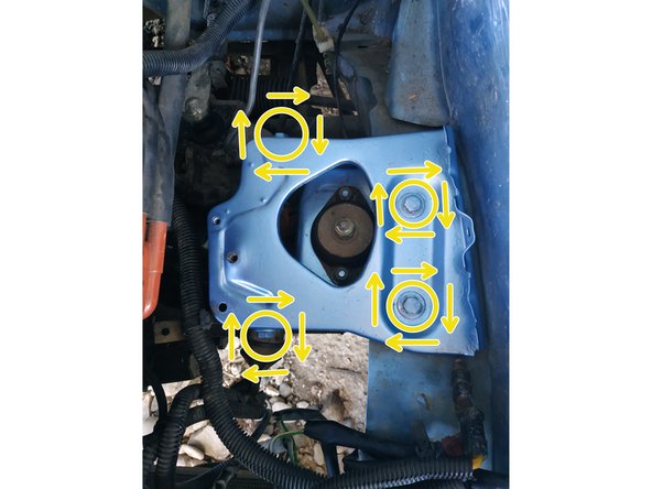 visser ses 4 vis, clé de 13mm