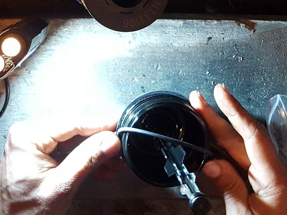 Mise en place du nouveau joint