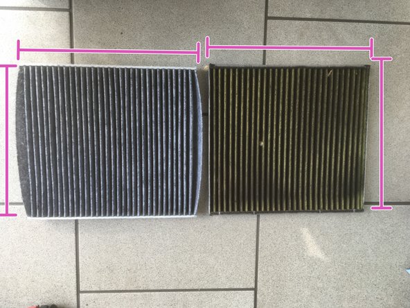 Vérifier que les deux filtres corresponde