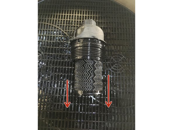 Demonter l'ancien filtre