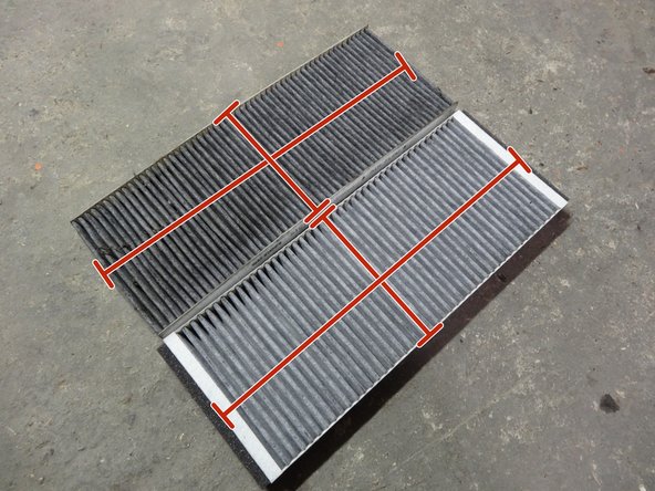 Comparer l'ancien et le nouveau filtre