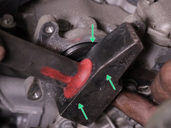 Appliquer de l'huile sur les 2 bouchons avant la repose